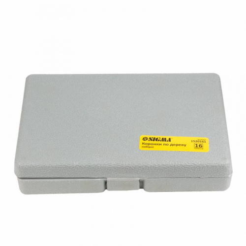 Коронки по дереву набірні Ø19; 22; 29; 32; 38; 44; 51; 64; 76; 89; 102; 127мм Sigma (1520161)