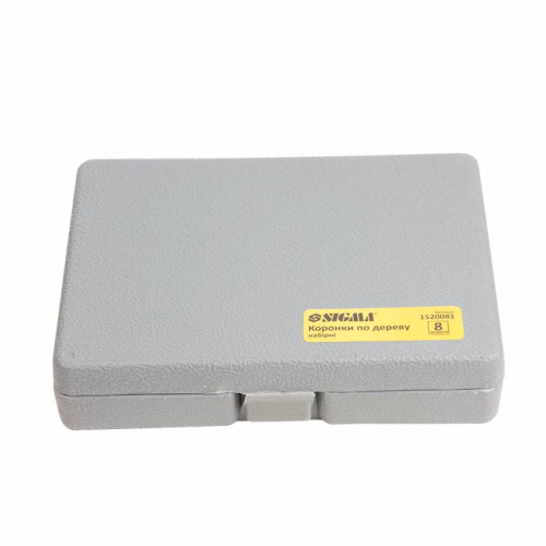Коронки по дереву набірні Ø64; 76; 89; 102; 127мм Sigma (1520081)