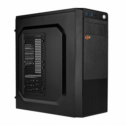 Корпус БЕЗ БЖ LP 2109 - black case chassis cover 1xUSB2.0, 2xUSB3.0