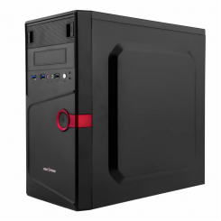 Корпус LP 6104 - 500w 12cm MATX, 2xUSB3.0+1xUSB2.0