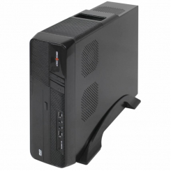 Корпус LP S605 BK 400W Slim 2xUSB 2.0
