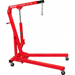 Кран підкатний гідравлічний розкладний YATO вантажопідйомний 600 кг, висота - 183 см.