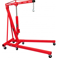 Кран підкатний гідравлічний, розкладний YATO грузпод.- 2000 кг, макс. висота – 200 см