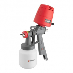 Фарбопульт електричний HVLP 450 Вт, форсунка 1,5 мм, бачок 1 л, 0,14-0,35 бар, 100-200 мл/хв INTERTOOL DT-5045