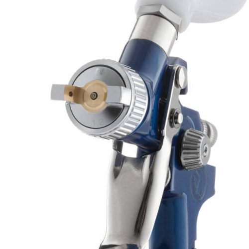 Фарбопульт пневматичний HVLP MINI, форсунка - 1.2 мм, верхній пластиковий бачок - 125 мл, 3 бар INTERTOOL PT-0122