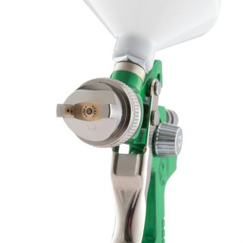 Фарбопульт пневматичний HVLP, форсунка 1,3 мм, верхній пластиковий бачок 600 мл, 3 бар INTERTOOL PT-0117