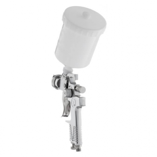 Фарбопульт пневматичний HVLP, форсунка 1,3 мм, верхній пластиковий бачок 600 мл, 3 бар INTERTOOL PT-0106