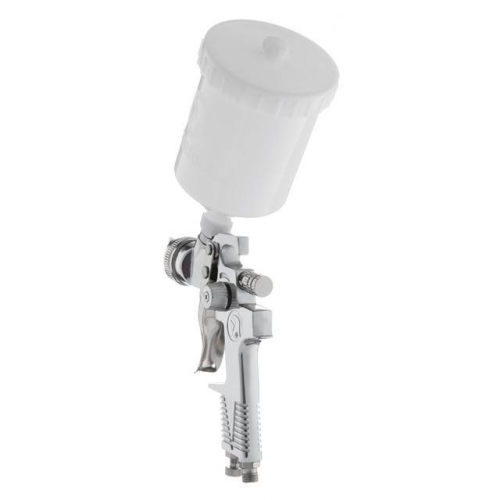 Фарбопульт пневматичний HVLP, форсунка 1,3 мм, верхній пластиковий бачок 600 мл, 3 бар INTERTOOL PT-0106