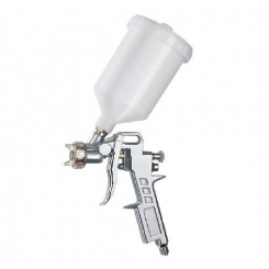 Краскопульт пневматичний HP верхній пластиковий бачок, діаметр форсунки-1,5мм AUARITA S-990P-1.8