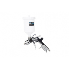 Фарборозпилювач HVLP Ø1,3мм в/б пласт. 600мл (хром) APRO