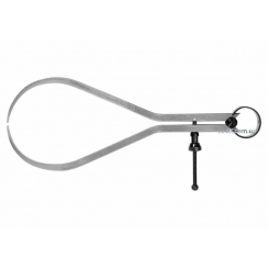 Кронциркуль для зовнішніх вимірів YATO : l= 200 мм, з гвинтовим фіксатором і на пружині