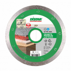 Круг алмазний вiдрiзний 1A1R 125x1,5x8x22,23 Granite Premium