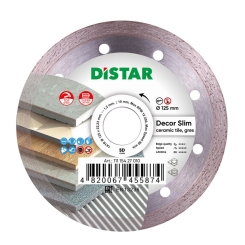 Круг алмазний вiдрiзний 1A1R 125x1,2/1,0x8x22,23 Decor Slim