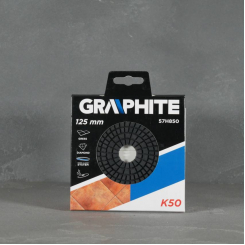 Круг діамантовий полірувальний на липучці Graphite125 мм, K50