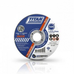 Коло металу ТИТАН (125 мм, 1,0) INOX