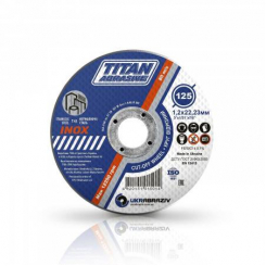 Коло металу ТИТАН (125 мм, 1,2) INOX