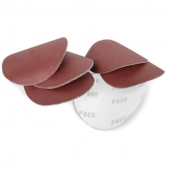 Круг наждачний самоклейний 125 мм, папір класу С, щільність - 120 г/м², К600, уп. 10 од. INTERTOOL BT-0560