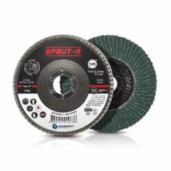 Коло пелюсткове торцеве Sprut-A 125*22 (P80) (E,R) T29 корунд цирконію