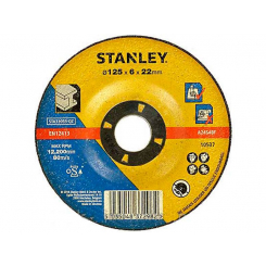 Коло шліфувальне по металу STANLEY, Ø=125х6.0х22мм