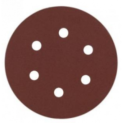 Круг шліфувальний самоклеючий 225 мм, к320, н-р 5 шт WERK 5334708