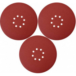 Коло шліфувальне з наждачн. папери з липучкою YATO: Ø= 225 мм, Р240, YT-82340 та YT-82350, 3 шт