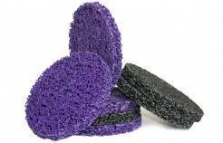 Коло зачисне без основи чорне d-125 мм.