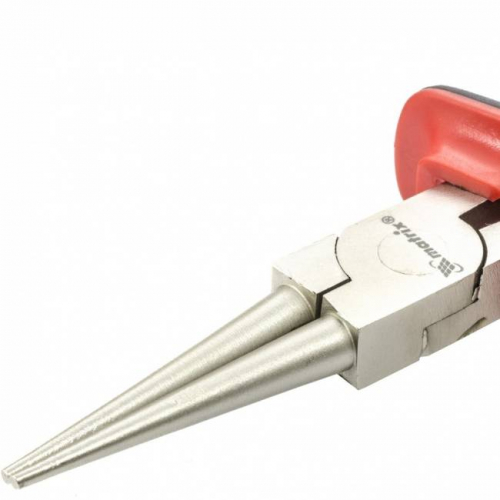 Круглогубці NICKEL 160 мм, нікельовані, двокомпонентні рукоятки, MTX