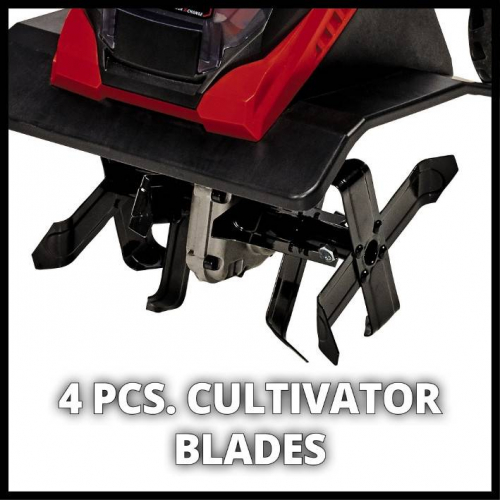 Культиватор акум (без акумулятора), 2*18 В, шир. 30 см, глиб. 20 см GE-CR 30 Li - Solo