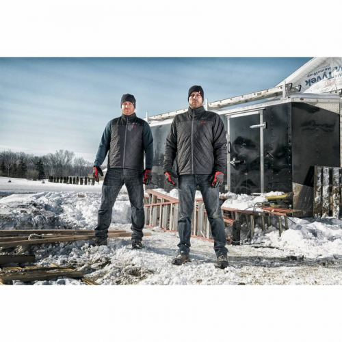 Куртка з електропідігрівом акумуляторна MILWAUKEE, M12 HJP-0 (XL), чорна
