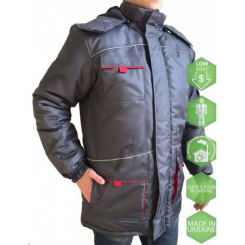 Куртка утеплена "Спецназ" сірого кольору, нар. 56-58/3-4