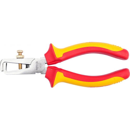 Кусачки торцеві для зняття ізоляції. провідників, електромонтажних YATO з ізоляцією 1000 V l = 160 мм