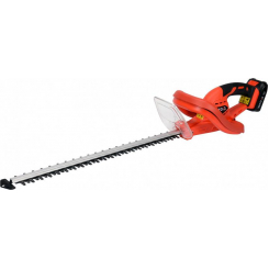 Кущоріз акумуляторний YATO Li-Ion 18 В, 2 АГод, обрізні леза l=56 см, із зарядним пристроєм