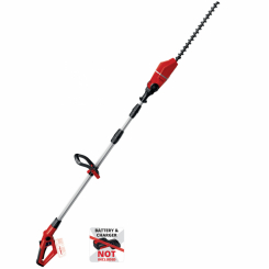 Кущоріз телескопічний акумуляторний (без акумулятора), шина 450 мм, довжина різу 400 мм, між зубами 16 мм, 1700 об/хв GE-HH 18/45 Li T - Solo