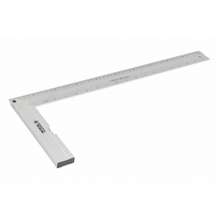 Кутник будівельний MASTERTOOL 500 мм AL-AL капсула 0.5 мм/1 м 30-4500