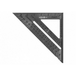Кутник тесляр VOREL : l = 180 мм, 90 ° х 45 ° х 45 °, для робіт з кроквами