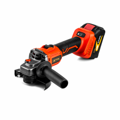 Кутова шліфмашина 125мм акум. AGC18/125BL, 18В, 3000-8500об/хв +акум.4Аг-2шт, зарядний пристрій