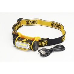 LED ліхтар налобний 150Лм (2200 мАч, Li-ion 18650) з сенсором Вольт СИЛА