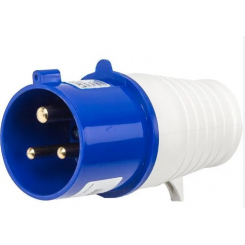 LX-023 портативна вилка 32A 2P та PE 220V IP44