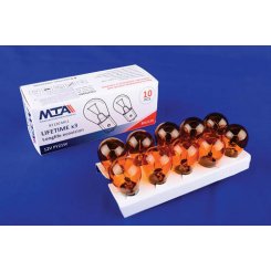 Лампа автомобільна 12V PY21W BAU15S (помаранчева) (вказівники повороту перед, зад) (10шт) MTA