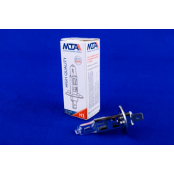 Лампа автомобільна H1 12V 55W P14.5S (ближня/дальня, протитуманна) MTA