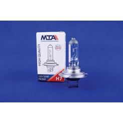 Лампа автомобільна H7 12V 55W PX26D (ближня/дальня, протитуманна) MTA