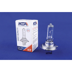 Лампа автомобільна H7 24V 70W PX26D (ближня/дальня, протитуманна) MTA