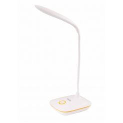 Лампа настільна гнучка MASTERTOOL 125х100х350 мм COB LED USB/3xAA ABS 94-0814