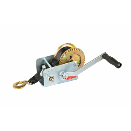 Лебідка барабанна MASTERTOOL 907 кг ремінь 8 м 86-8290