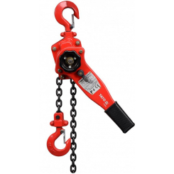Лебідка ланцюгова ручна YATO: з дотягувачем, H=1.5 м, F=750 кг