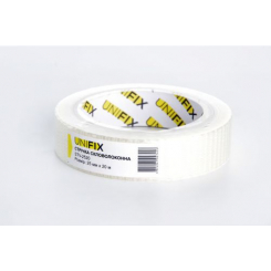 Стрічка клейка скловолоконна 25мм*20м UNIFIX