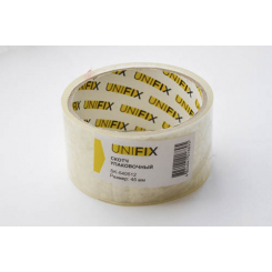 Стрічка клейка пакувальна 38мкм 45мм 50 SK-540512 UNIFIX