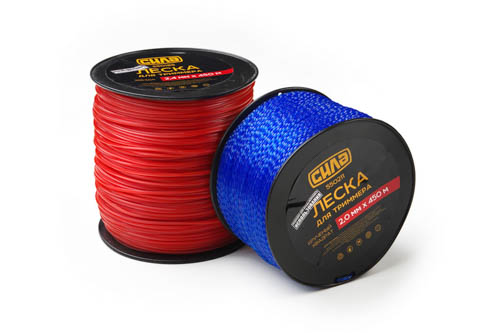 Лiска для тримера 3,0мм квадрат 300м СИЛА