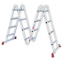 Драбина алюмінієва трансформер 4х4 сходинки, 4,7 м INTERTOOL LT-0029