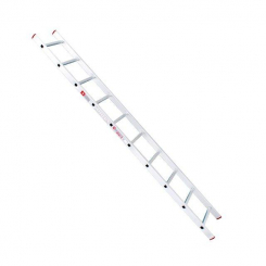 Драбина з алюмінію, приставна, 10 східців, 2,84 м INTERTOOL LT-0110